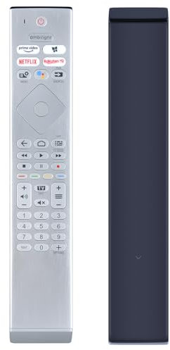 GOUYESHO Nuovo telecomando vocale SRC-4522 per Philips TV 55OLED806 65OLED936