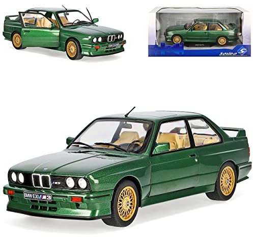 Generisch B*M*W 3er E30 M3 Coupe Sport Evolution British Racing Green 1982-1994 1/18 Solido Modell Auto