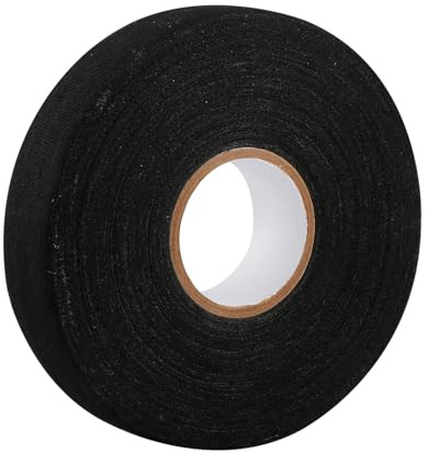 Rumyve Anti Slip Hockey Stick Tape,25m × 25mm Self-Adehesive Grip Tape Sports Grips Tape,Waterproof Indoor Hockey Grip(BLACK)