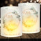16 Windlicht Tischdeko Hochzeit, Mr & Mrs Deko Windlichter, Jubiläum Goldene Hochzeit Tischdeko, Teelichter Oder Kerzen Geeignet