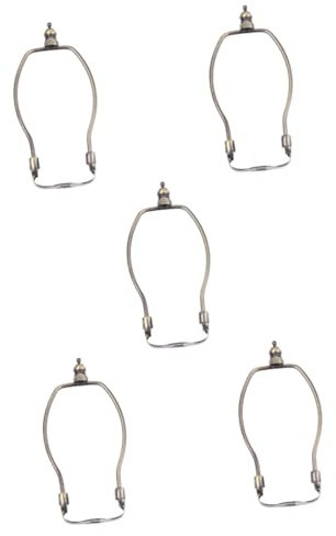 Artibetter Juego De 5 Soportes De Metal Para Lámpara De Escritorio Pantalla De Luz Soporte De Arpa Soporte Decorativo Para Lámpara De Pie