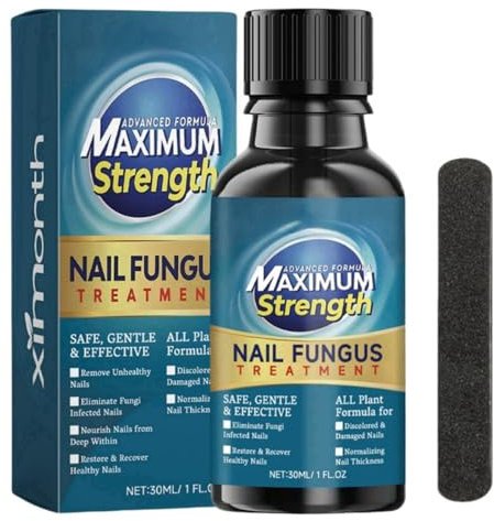 Premium Nail Fungal Treatment - 30ML Eliminator for Toenail & Fingernail, Strengthen, Repair & Renew Damaged Nails - Extra Strong Anti-Fungal Solution