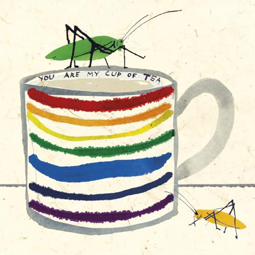 ArtPress, Jenny Frean, You Are My Cup Of Tea, Blank Greeting Card, (15 x 15cm)