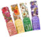 Lnngub 20 Stück Blumen Lesezeichen, 4 Stile PET Durchscheinendes Blumen-Lesezeichen 13 x 3 cm Wasserfester Buchseitenhalter für Erwachsene und Kinder, Buchliebhaber, Bücherwürmer, Lehrer, Studenten