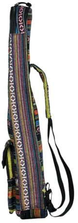 UPKOCH Ukulelen Tasche Gepolstert mit Stoßfestem Innenfutter Bunte Ethno Optik Tragetasche für Musiker und Kindergitarre Praktisch und Langlebig