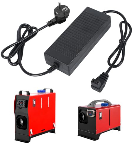 12V Standheizung Diesel Netzteil, 230V auf 12V Transformator Netzadapter für 5kW 8kW All-in-One Diesel-Luftheizung, für Caravan, Wohnmobil, Garage