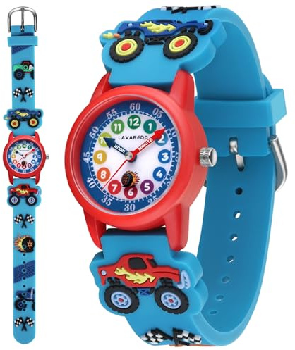 caprock Armbanduhr KinderJungen Mädchen Analoge Quarzuhr 3 bis 12 Jahren
