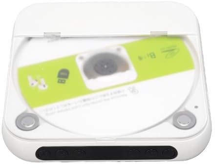 VBESTLIFE Lecteur CD Portable, Son Haute fidélité Bluetooth avec Port AUX 3,5 Mm, Radio FM Anti-Saut, Batterie 2000 MAh pour Une Utilisation en Extérieur en Voiture et à la Maison