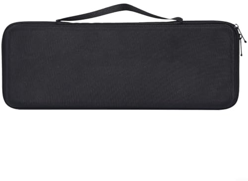 Tastatur-Aufbewahrungstasche, EVA-Hartschale, kompatibel mit Logitech für MX Keys Advanced und Key S, schwarz, 46 x 16 x 45 cm, für Reisen oder Büro