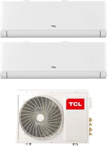 Breezein Climatiseur Dual Split 9000+9000 BTU avec pompe à chaleur Classe énergétique A++/A+ Wifi