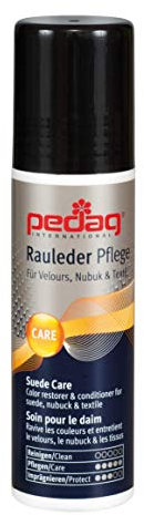 Große Größe: Neutral, Rauhleder Pflege farbauffrischend, PEDAG, schwarz (75 ml, Schwarz)
