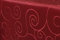 First-Tex Ornament Damast Tischdecke eckig 110x140 rot