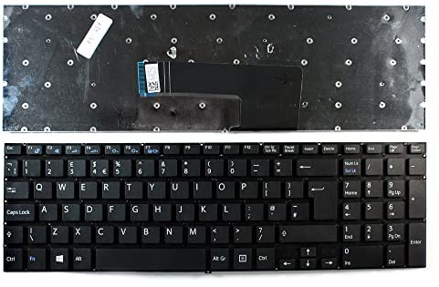 Keyboards4Laptops kompatibel Vereinigtes Königreich Gestaltung Schwarz Windows 8 Laptop Tastatur Ersatz für Sony Vaio SVF1521P2EB