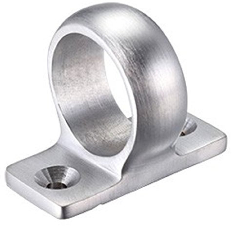 Zoo Hardware Quality Solid Sash Window Eye Ring Pull Lift + Screws (Satin Chrome)