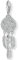 Thomas Sabo Damen Charm-Anhänger Traumfänger Charm Club 925 Sterling Silber 1424-051-21