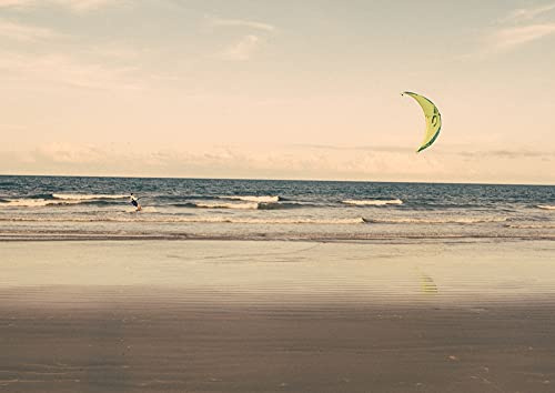 hansepuzzle 43137 - Kitesurfen Puzzle 260 Teile - Sport Motiv mit hochwertiger Aufbewahrung: Kartonbox und wiederverschließbarem Beutel - Format 41 × 28,7 cm