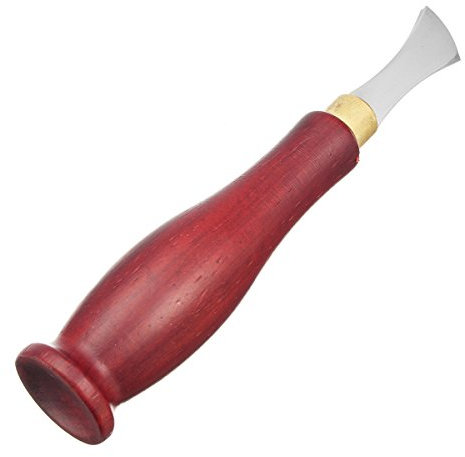 C-FUNN Acero Inoxidable Cuero Herramienta Borde Rallador Borde Marca Decorar Máquina De Artesanía De Cuero - 1.5 Mm