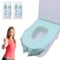 Housses de siège de toilette jetables 20 pièces extra larges souples et imperméables pour enfants, femmes et tous les adultes - Utilisation idéale dans les toilettes publiques, hôpitaux,hôtels ou