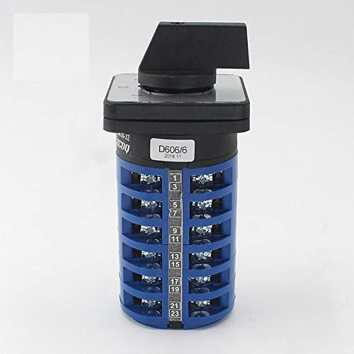 Interruptor selector de cambio 20A 3 posiciones 24 terminales 380V Selector de leva giratorio universal