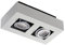 Arcchio Strahler Vince (Modern) in Weiß aus Aluminium (2 flammig, GU10) - Deckenlampe Deckenleuchte Lampe Spot Flurleuchte