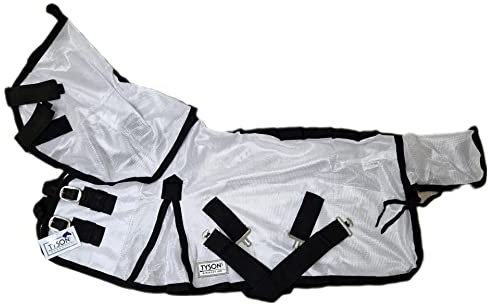Fliegendecke + Halsteil, abnehmbar Netz fest 65 70 75 80 85 90 95 100 cm Minishetty Falabella Shetty Fohlen Tysons Breeches (85 cm)