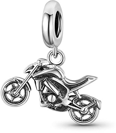 GNOCE Motorrad Charms Anhänger Sterling Silber Reise Thema Beads Charm Fit Armband/Halskette Schmuck für Frauen Mädchen