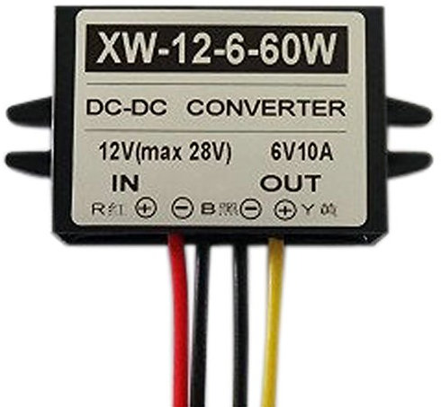 Llzzy 12V a 6V 10A 60W DC Reductor Convertidor DC Fuente de Alimentación Cambiador de Voltaje Adaptador Regulador