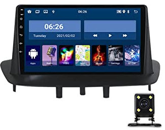 ZYLR Android 10.0 Radio 2 DIN Coche con 9 Pulgadas Pantalla, Autoradio 2 DIN para Renault Megane 3 2008-2014 con WiFi/Navegador GPS/Bluetooth/Mandos Volantes/USB/FM Radio,2g+32g