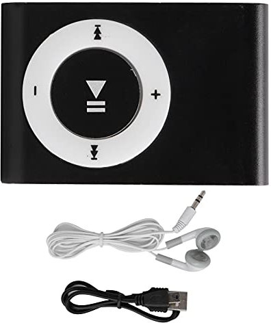 Yosoo Health Gear MP3 Portable Music Player, 8GB Mini Digital Music Player with Earphone and USB Cable (Black)
