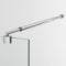 Stabilisierungsstange für Glasdicke 8-10 mm Eckig Rund Haltestange Duschwände drehbarem 360° Gelenk Stabilisator Dusche Duschwand Edelstahl 730-1230mm