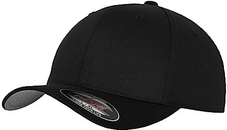 Flexfit Caps Wooly Combed Cap Delta Tartan Glen Unisex Cap Baseball XXS-XXL Basecap Mütze, XXL, 1x Schwarz & 1x HL-Kauf Notizblock