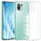 Kokio Cover per Xiaomi Mi 11 Lite 4G / 11 Lite 5G / 11 Lite 5G NE 6.55 pollice + 2 Pellicola Vetro Temperato, Silicone Trasparente Custodia Cellulare,Ultra-Sottile Protezione Custodia