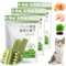 Donubiiu Cat Grass Teething Sticks - Chicken & Cuddles Meow, 3 Packs for Indoor Cats