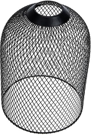ABOOFAN Lampenschirm Schattenlampe Kronleuchter Schattierungen Lampenschutz Für Eine Leuchte Drahtkäfig Zum Aufhängen Von Anhängern Schwarzer Metallkäfig Jahrgang Schmiedeeisen Kugellampe