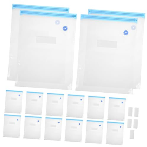 VINTORKY Vakuum-frischhaltebeutel Wiederverwendbare Lebensmittelsaugtaschen Mit Zipper Clips Bpa-frei Vakuumversiegelte Aufbewahrung Für Mikrowelle Gefrierschrank Sous Vide Geeignet