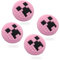 MatoSan® 4 tappi in silicone per ThumbstSticks – Compatibile con Switch, Steam Deck e controller portatili – Joystick Protezione & Grip accessori – Inserti colorati per bastone (rosa)