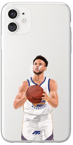 MYCASEFC Coque Basketball Stephen Curry Warriors Personnalisée Samsung Galaxy A53. Housse de Basketball pour Smartphone pour Les Fans de Basketball - Idée Cadeau - Design de qualité supérieure.