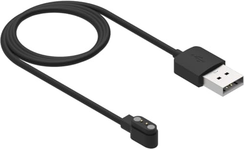 Rosojodg Black USB Charger Cable, Compatible with Da Fit Smart Watch Charger, Replacement USB Charger Cable Charging Cord for Smart Watch with Da Fit App Smartwatch Cables and Chargers (3.3 Ft)