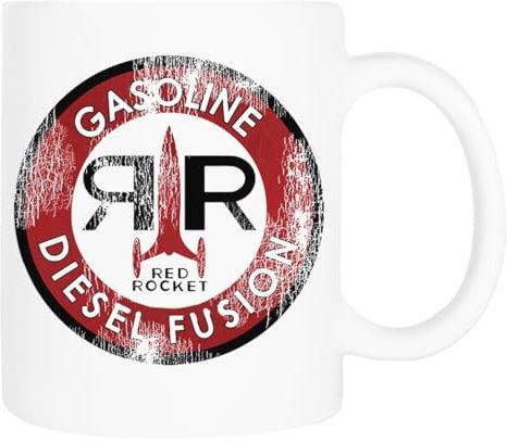 Generisch Red Rocket Keramiktasse, Weiß, Klassische Tasse