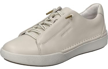 Josef Seibel Damen Low-Top Sneaker Claire 24,Weite G (Normal),Wechselfußbett,Freizeitschuhe,Turnschuhe,Laufschuhe,Creme,37 EU