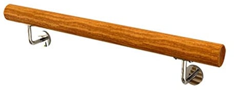 Holztreppen-Handlauf-Set für Zuhause und Kinderzimmer, Wandhalterung, Haltegriff für Treppen, Stützgeländer, Geländer, 420 cm