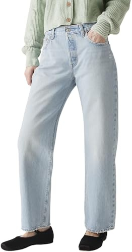Levi's Women's Jeans 501 90s Ankle in Cotton, Straight Fit, Blue (By Your Side), W31/L29