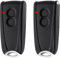 Garagentoröffner Fernbedienung für EcoStar RSE2, RSC2,433,92 Mhz Handsender für EcoStar Liftronic 500/700/800, Portronic D2500/D5000/S4000,Schwarz (2 Stück)