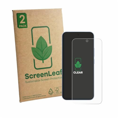 ScreenLeaf 2 Stück Schutzfolie für Vivo T5 Pro [nachhaltiger Displayschutz, Folie, transparent, kratzfest]