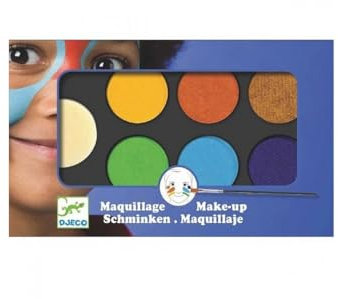Djeco DJ09230 Make-up-Malset und Zubehör, gemischt