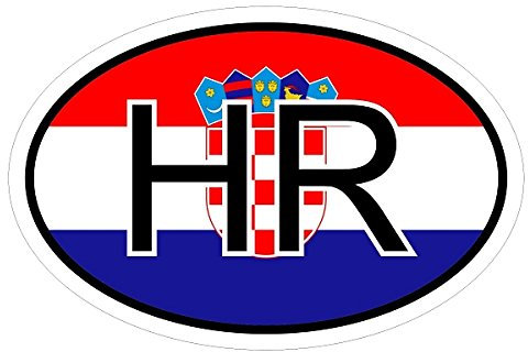Kiwistar - Autoaufkleber - 15x10 cm - außen klebendKiwistar Autoaufkleber - Kroatien HR Auto, Laptop, Fahrrad, LKW, Motorrad Mehrfarbig Autoaufkleber Aufkleber KFZ Flagge Fahne