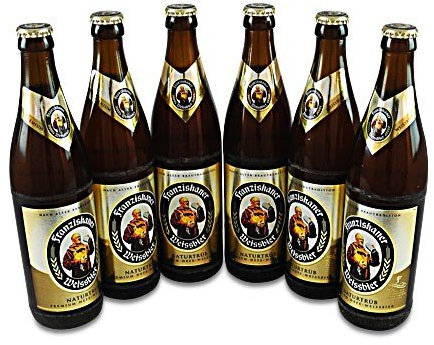 Franziskaner Weissbier naturtrüb (6 Flaschen à 0,5 l / 5,0% vol.)