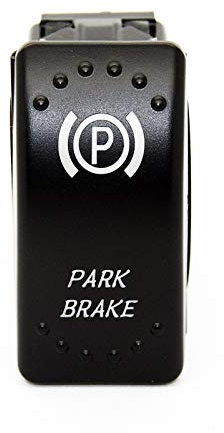 LED-Mafia Handbremse Feststellbremse Parken Bremse-Park Brake. JJ66 - Symbol Kippschalter Wippschalter Schalter Auto Boot KFZ LKW Licht 12V 24V