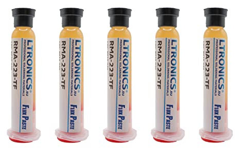 LTronics RMA-223 Flux Grease Paste 10cc siringa per saldatura BGA SMD – Confezione da 5