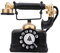 Schreibtisch Ornament Telefon, Vintage Retro Antik Telefon Kabelgebundenes Festnetztelefon Home Desk Dekor Ornament für Kinder Spielzeug Geschenke
